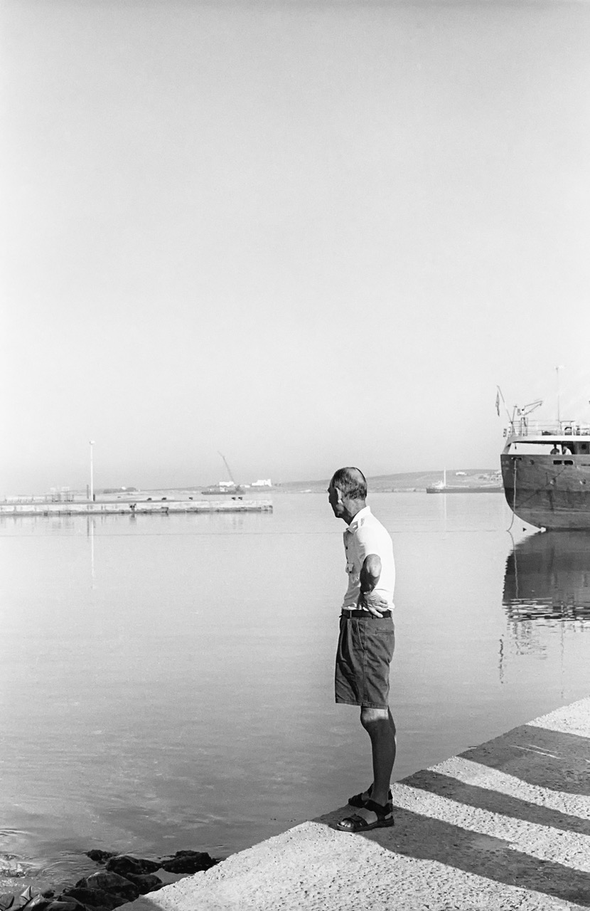 The Silence of the Port, Jed Smith, jedsmithart.com, black and white photography, solitude