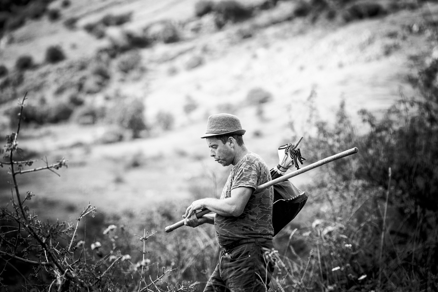 Alone with His Thoughts, Jed Smith, jedsmithart.com, black and white photography, solitude