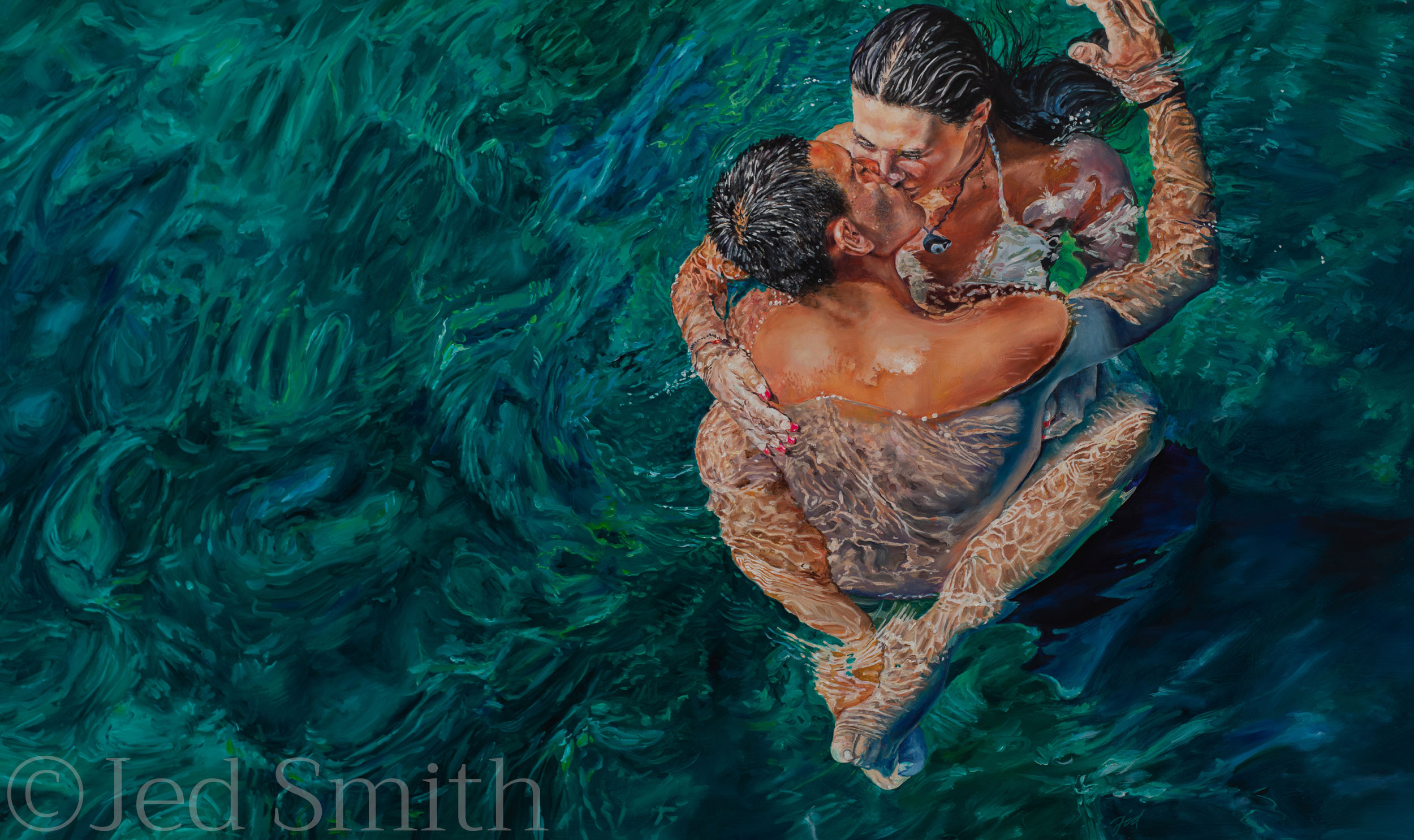 Immersed in the Moment, jedsmithart, Jed Smith, water paintings