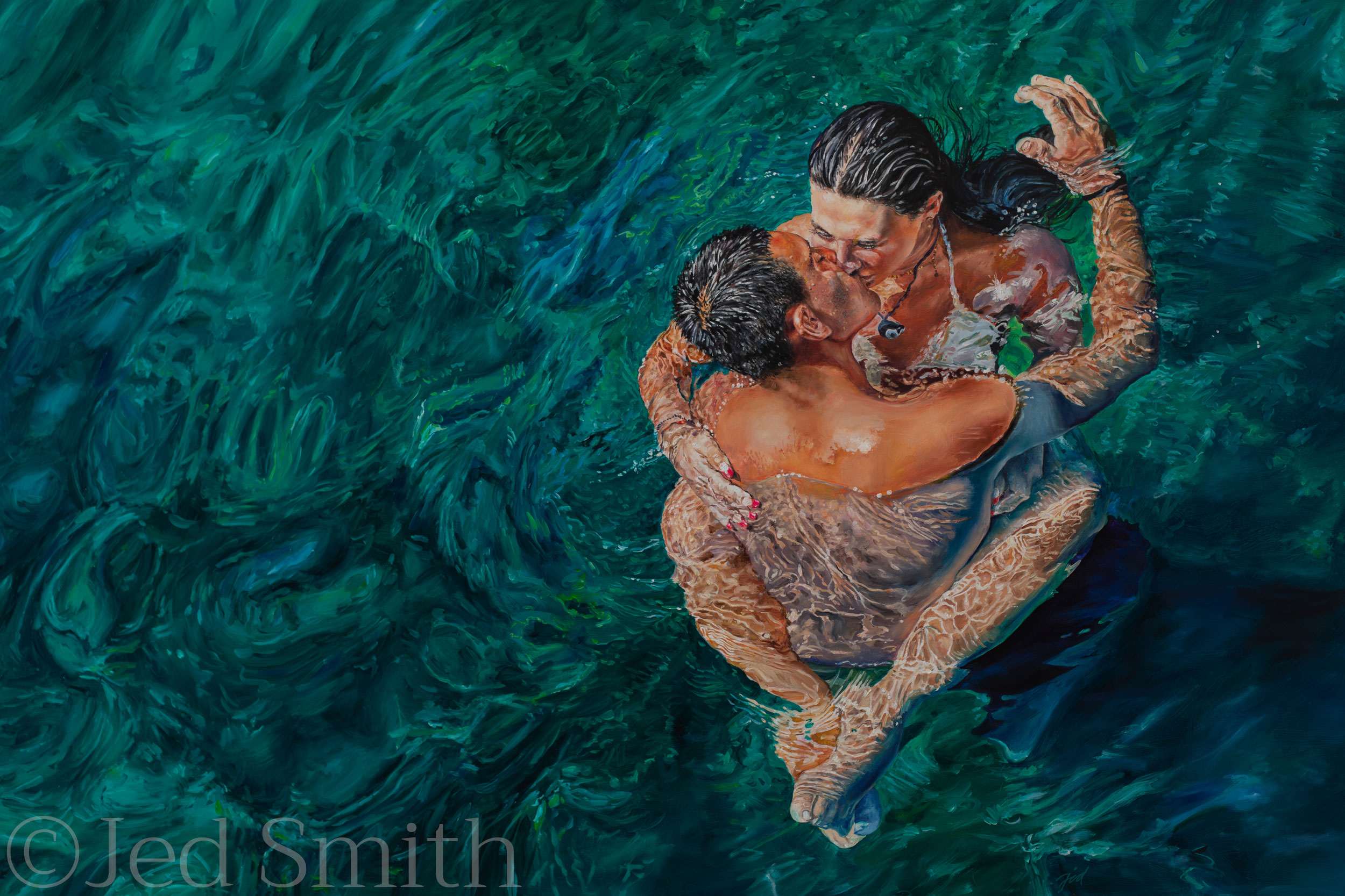 Immersed in the Moment, jedsmithart, Jed Smith, water paintings